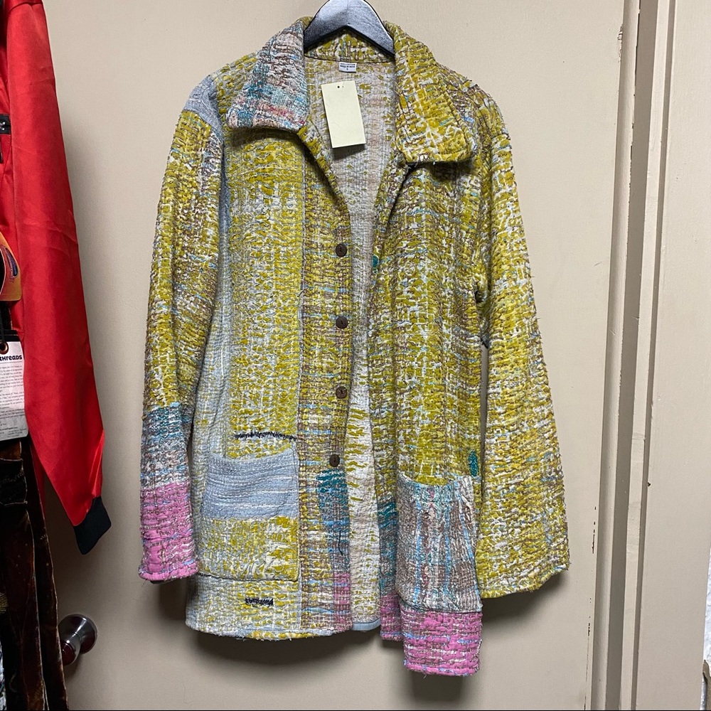 Wild Upcycle Camel Blanket Jacket
